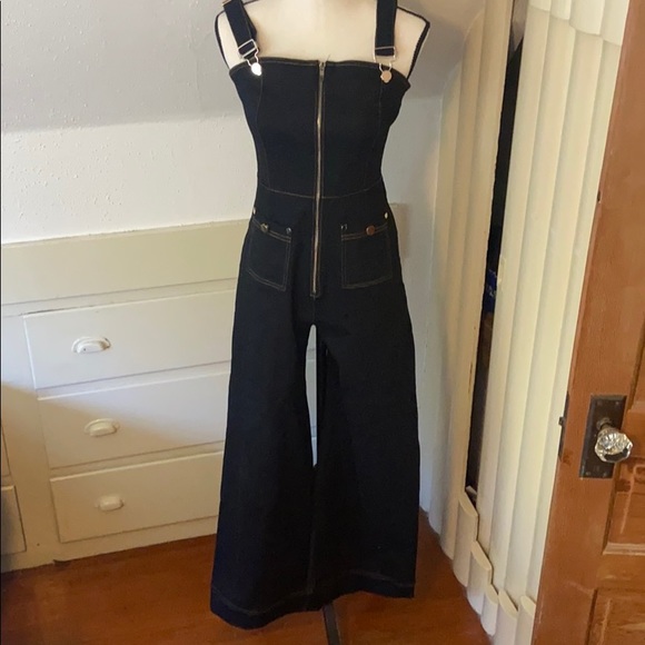 Tea n Cup Pants - tea & cup overalls!  Size med and very stretchy